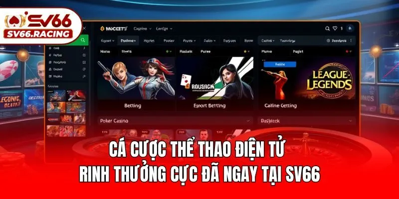 Cá Cược Thể Thao Điện Tử Rinh Thưởng Cực Đã Ngay Tại Sv66